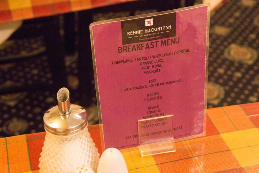 Rennie Mackintosh City Hotel Glasgow Eksteriør billede